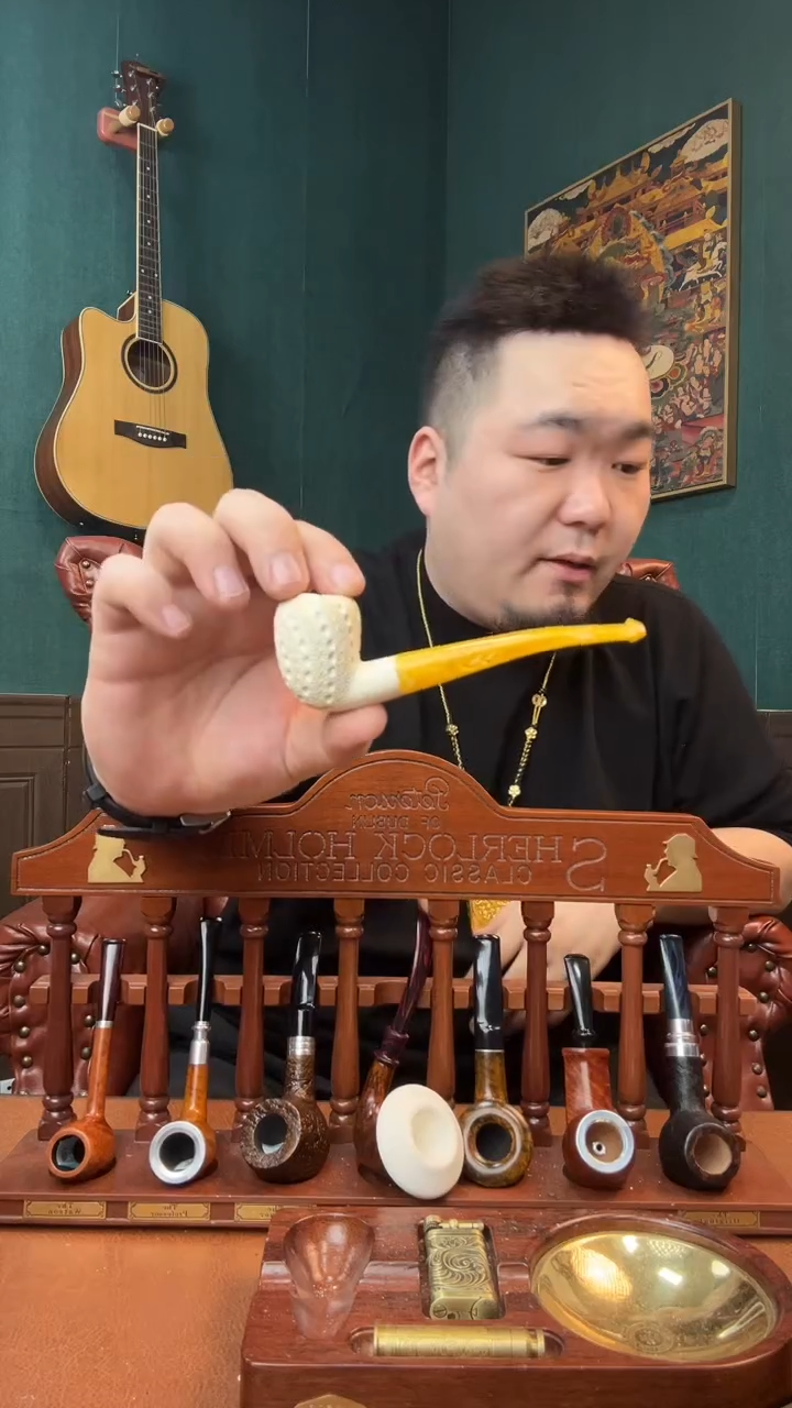 石楠木青***柏意大利进口石楠木烟斗