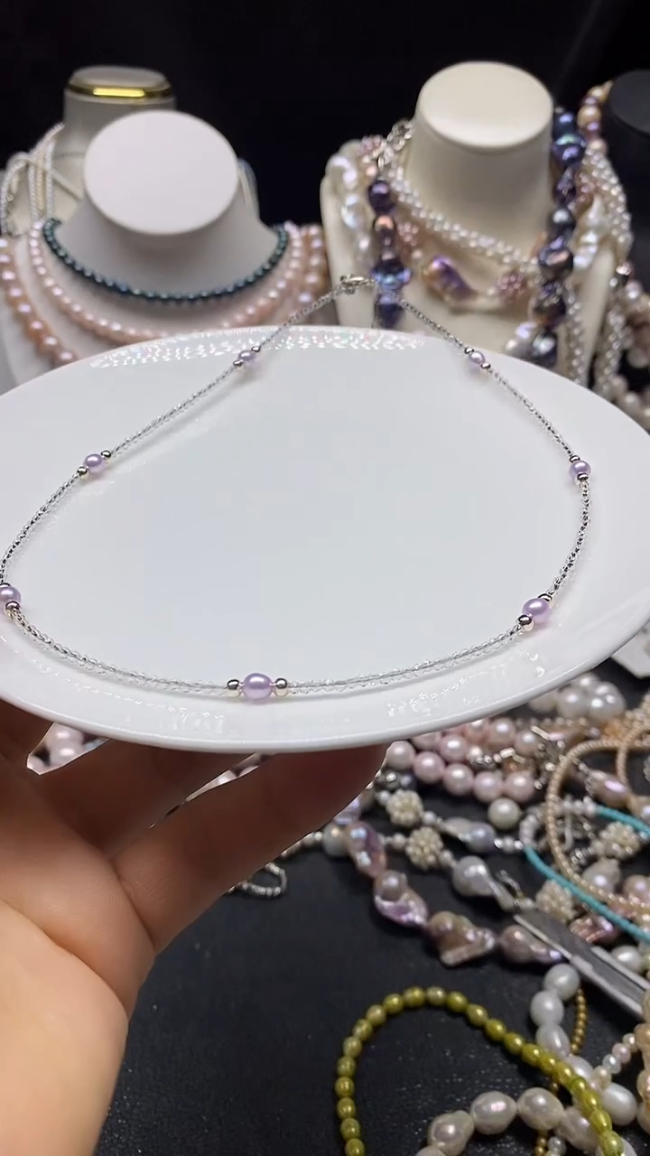 颈饰未镶嵌淡水珍珠多人