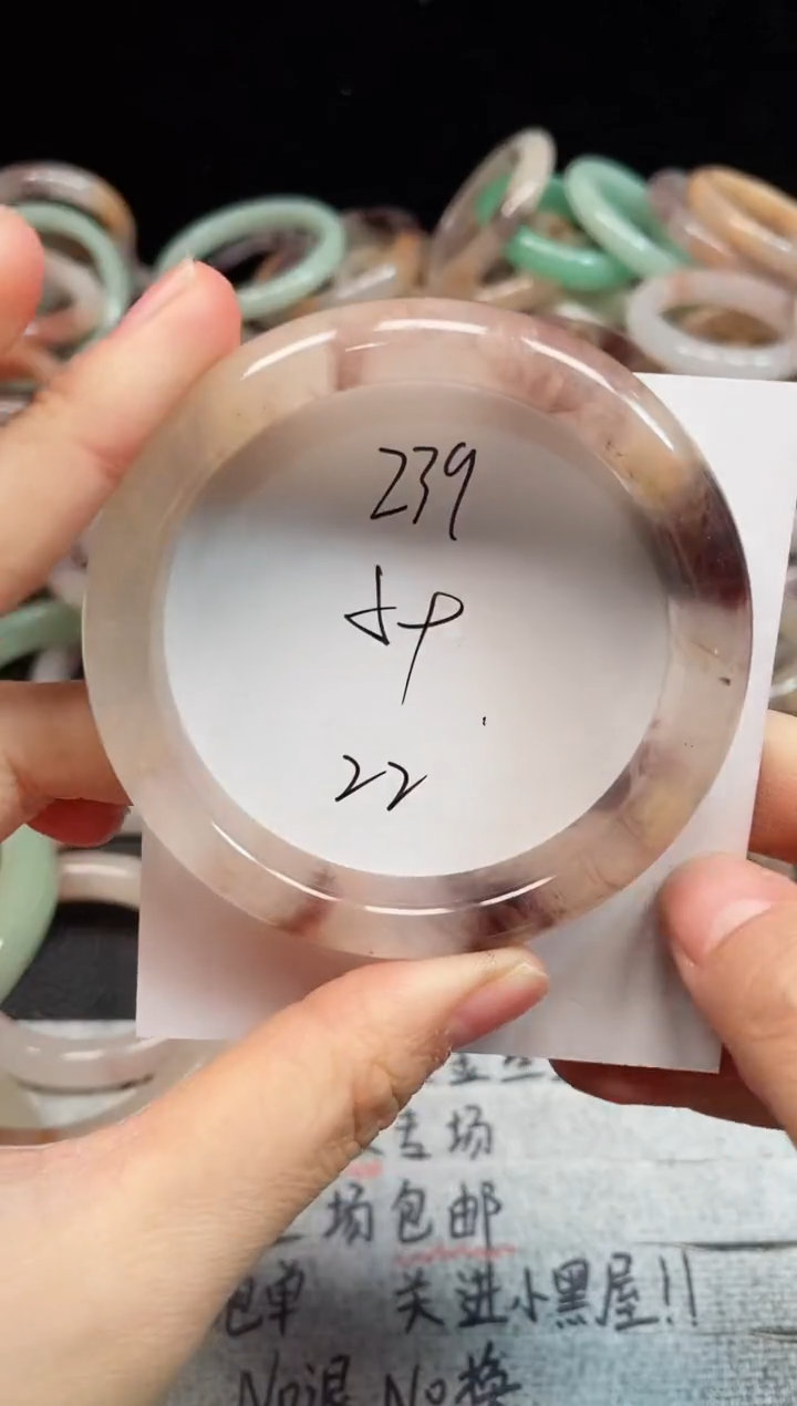 未镶嵌手镯石英质玉239