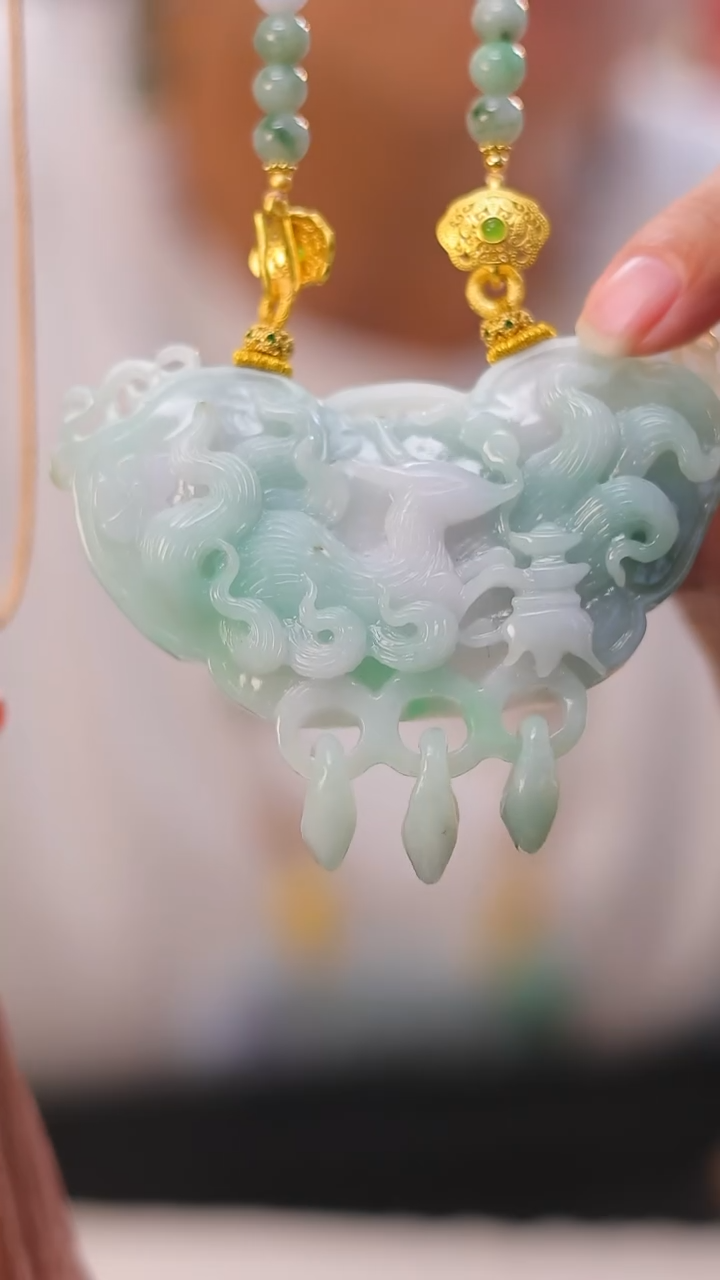 【闪购商品】翡翠颈饰未镶嵌基地发货，一物一拍。