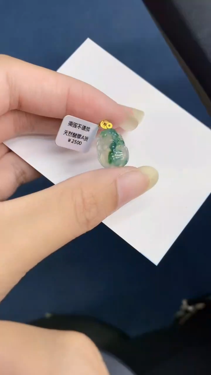 【闪购商品】翡翠颈饰18K金镶嵌000000008