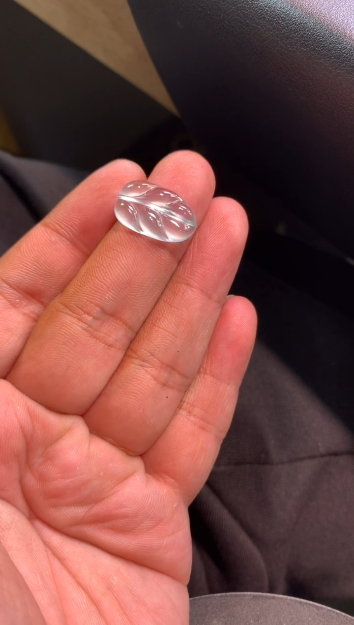 【闪购商品】翡翠颈饰未镶嵌叶子