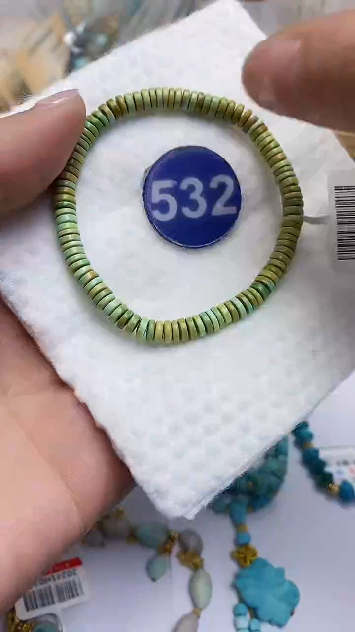 【闪购商品】绿松石手串未镶嵌532
