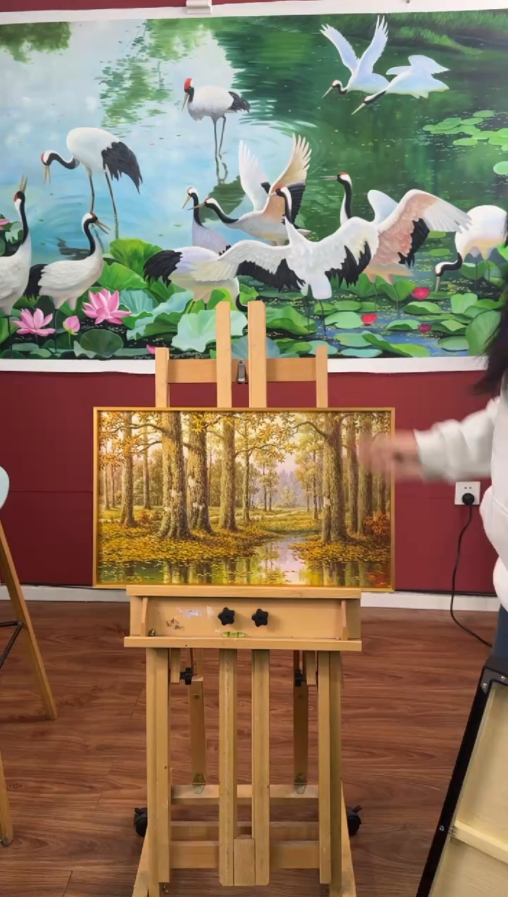 油画【165号】约53*35cm丨朝鲜原创纯手绘孤品油画丨顺丰包邮