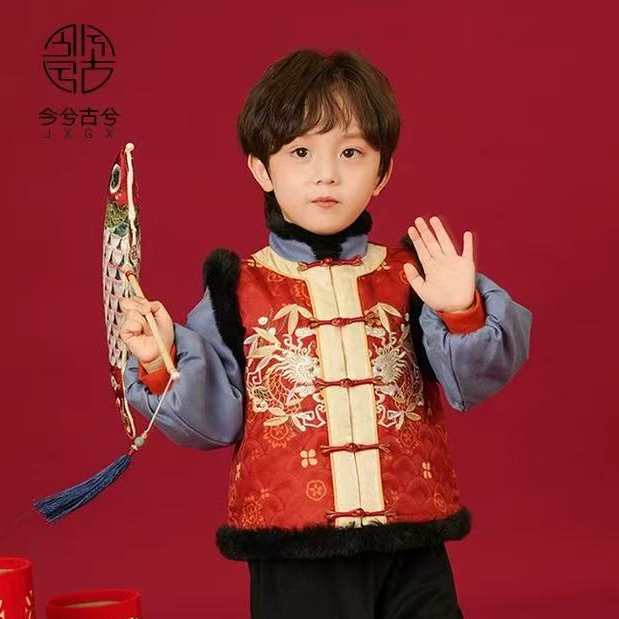 【断码青苍链接】今兮古兮男宝拜年服捡漏新中式宝宝年服按编码下单