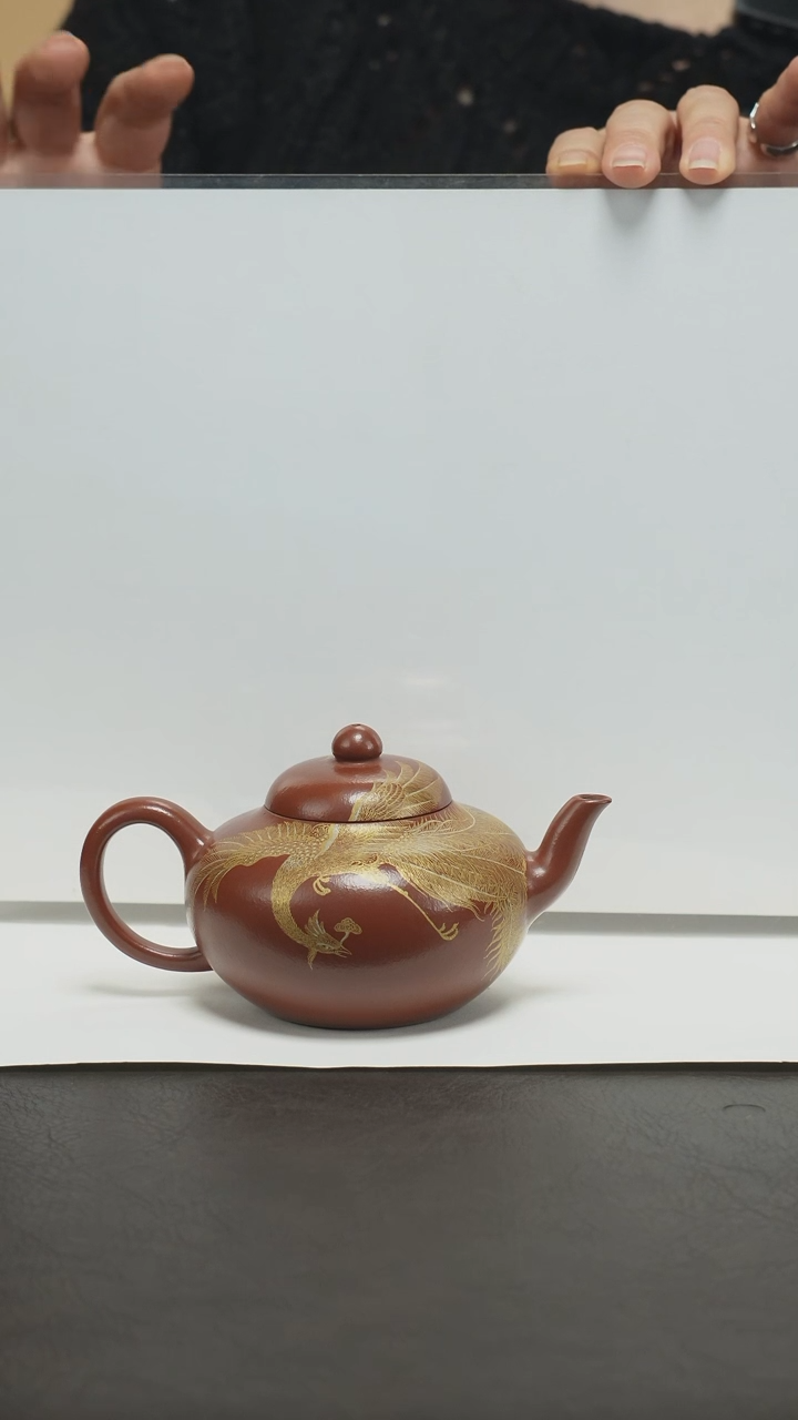 【闪购商品】紫砂茶壶梨形朱泥大红袍