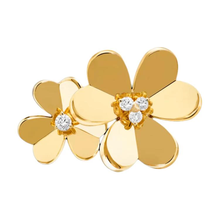 花卉黄金戒指女神节送礼好物