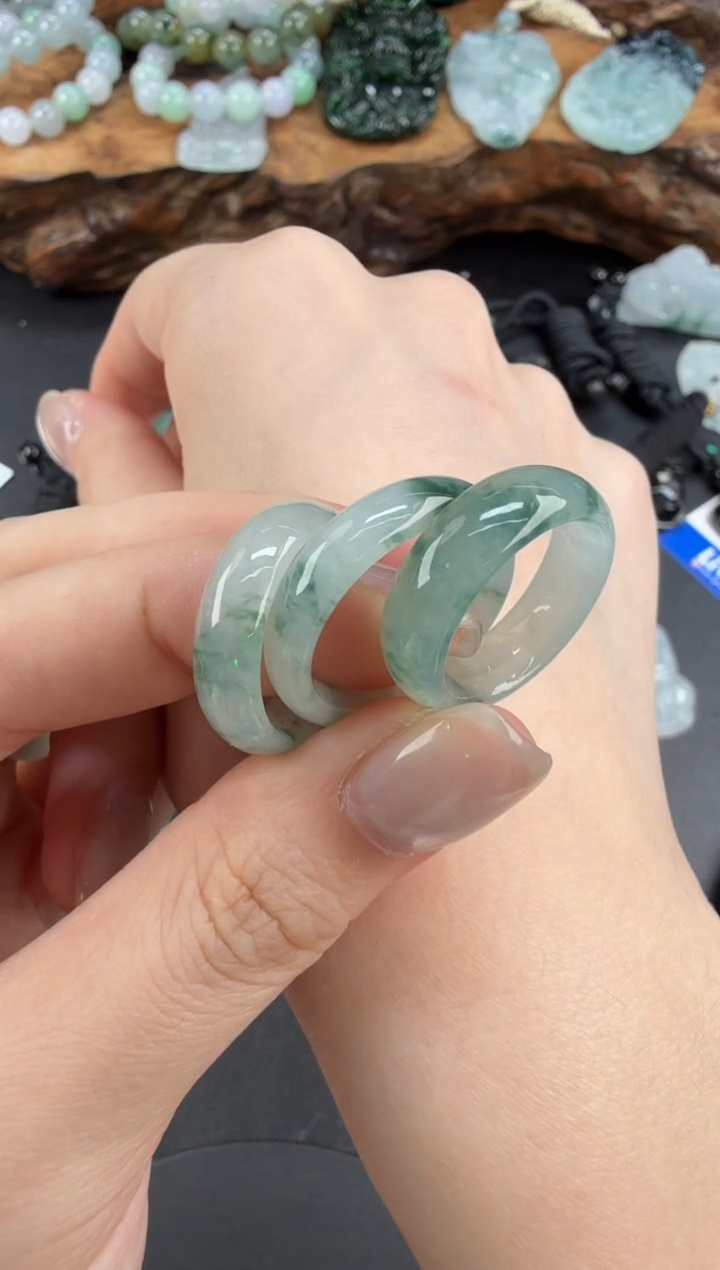 未镶嵌戒指翡翠翡翠饰品（多样性发货一件）122