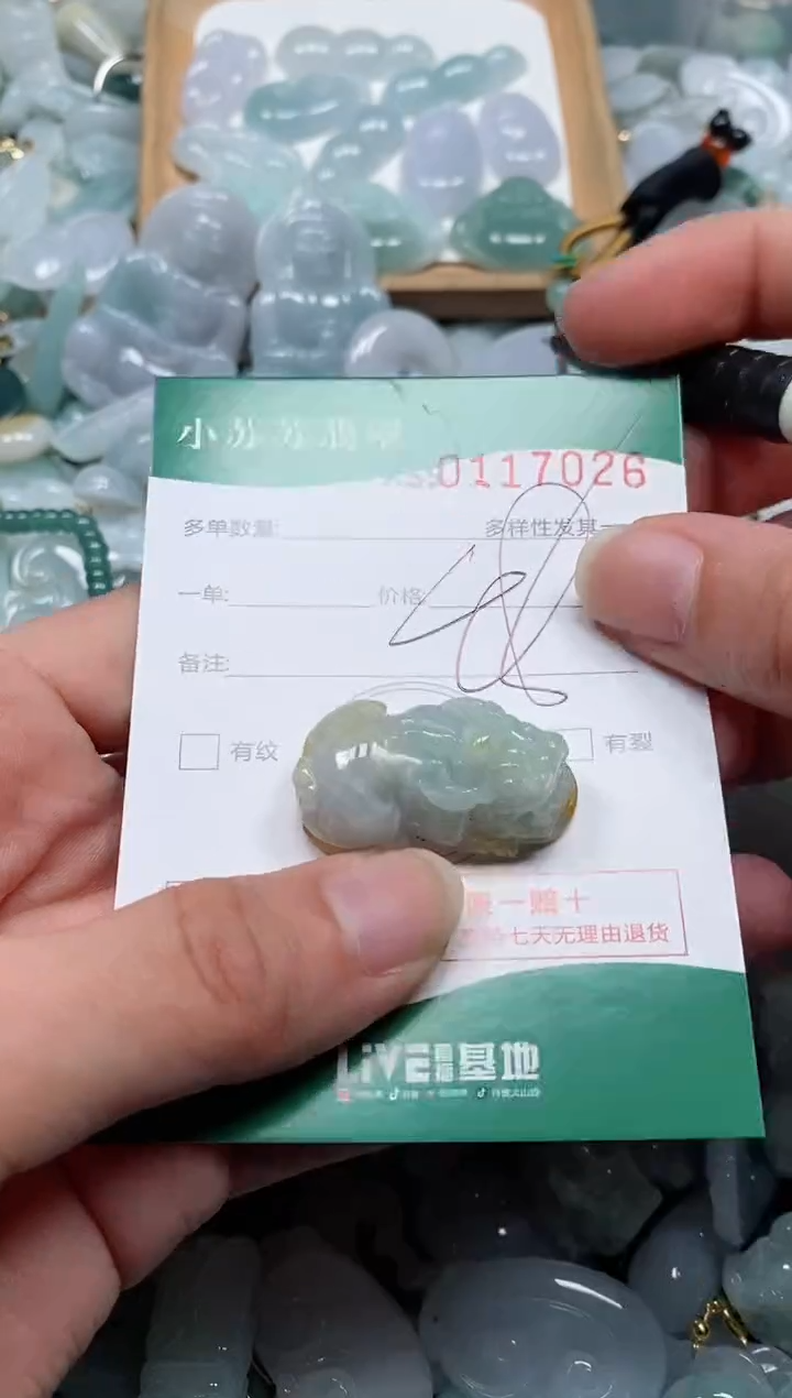【闪购商品】翡翠颈饰未镶嵌闪购商品0117026