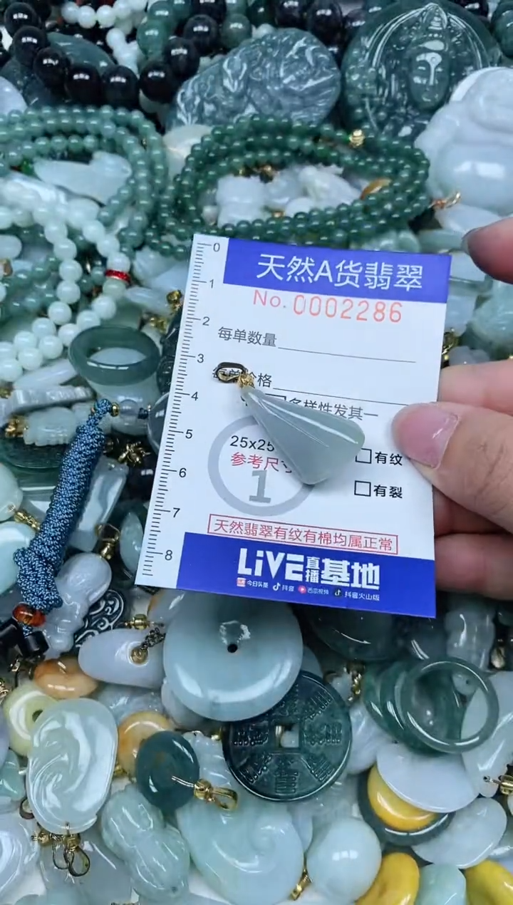 【闪购商品】翡翠吊坠(不含链)未镶嵌翡翠