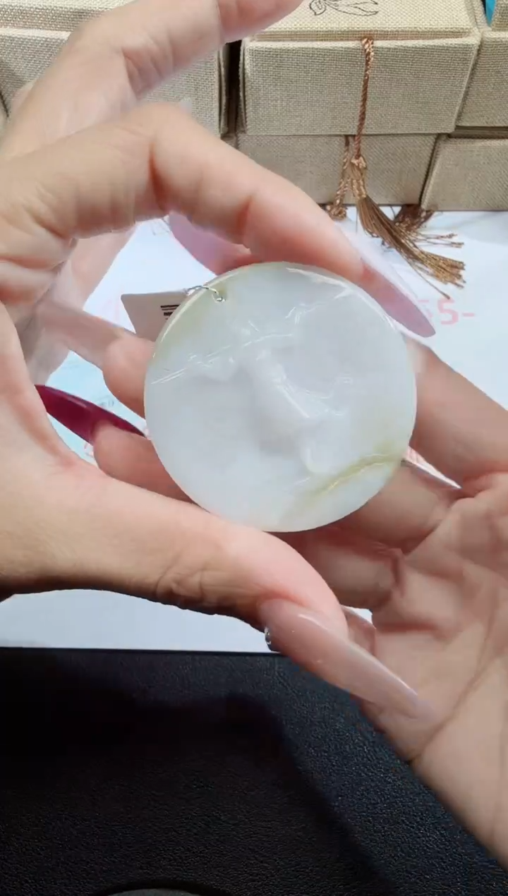 翡翠未镶嵌吊坠(不含链)大胜-13