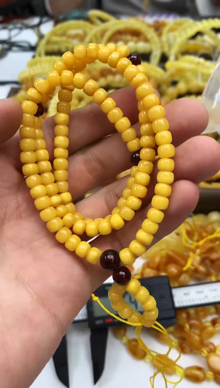 裸石蜜蜡未镶嵌链子