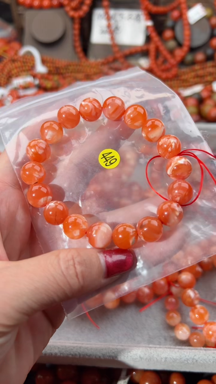 【闪购商品】南红玛瑙手串未镶嵌11