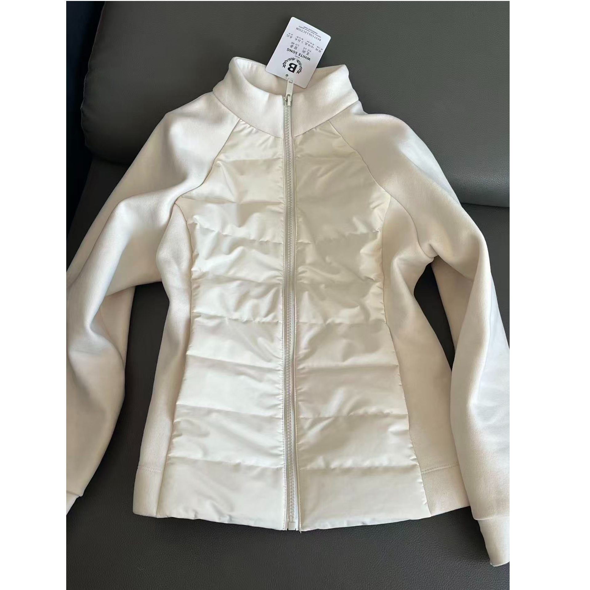 排骨羽绒服女修身外套春冬季2025新款收腰石墨烯运动冲锋衣内胆爆