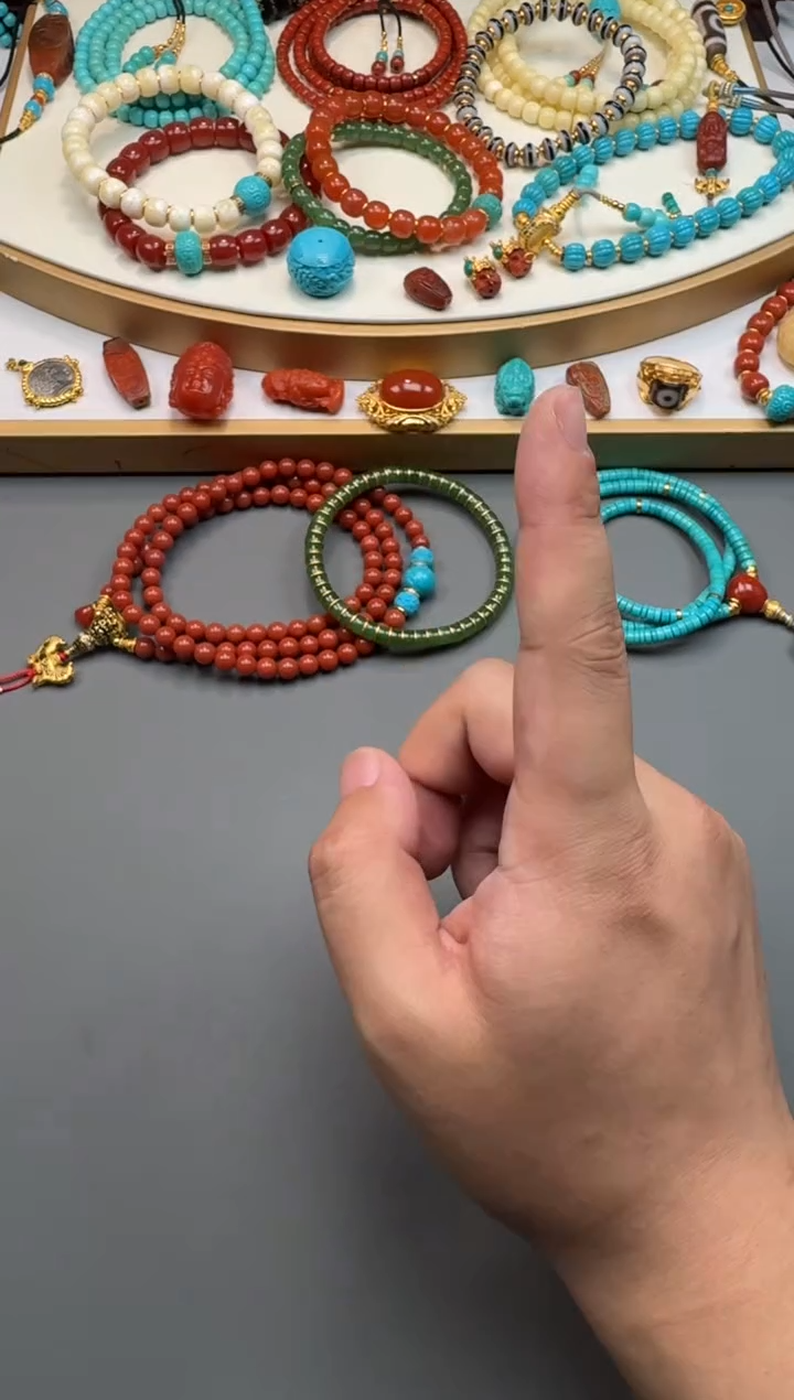 未镶嵌绿松石手串知*~111111