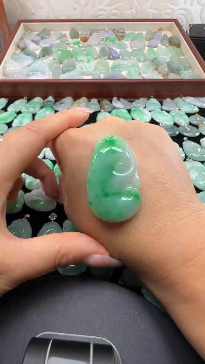 吊坠(不含链)未镶嵌翡翠姍*如意