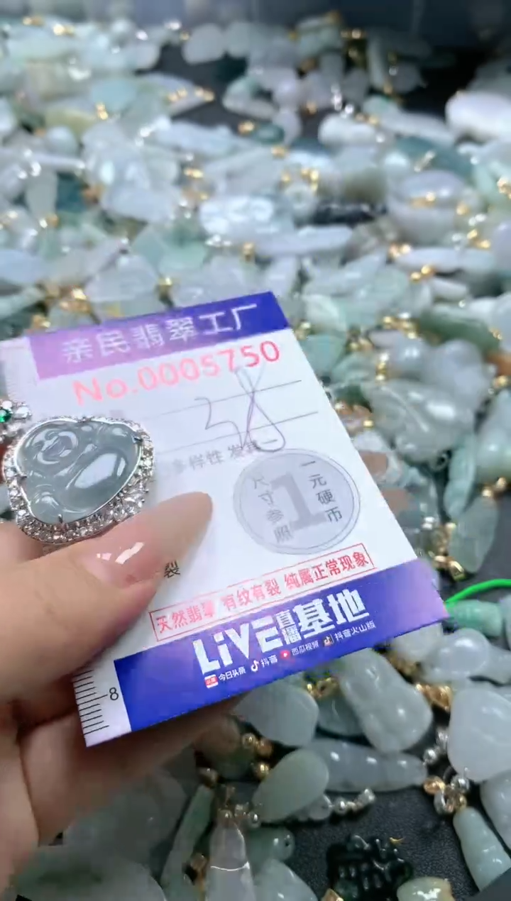 【闪购商品】翡翠吊坠(不含链)未镶嵌5750