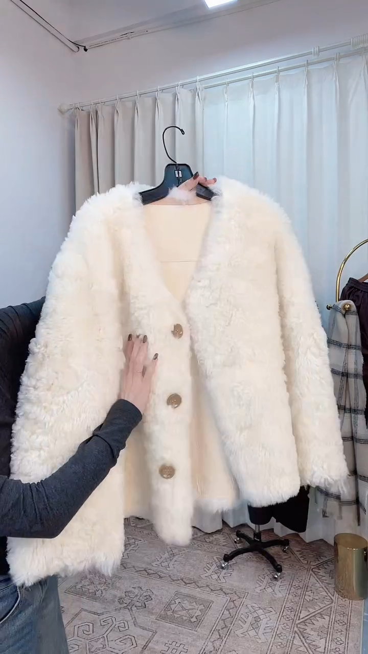 yevachao时尚搭配外套均码