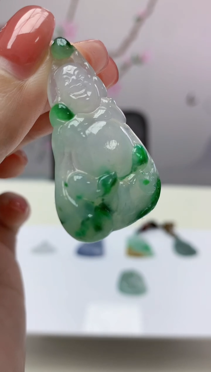 定制翡翠未镶嵌888xm-毛货佛14