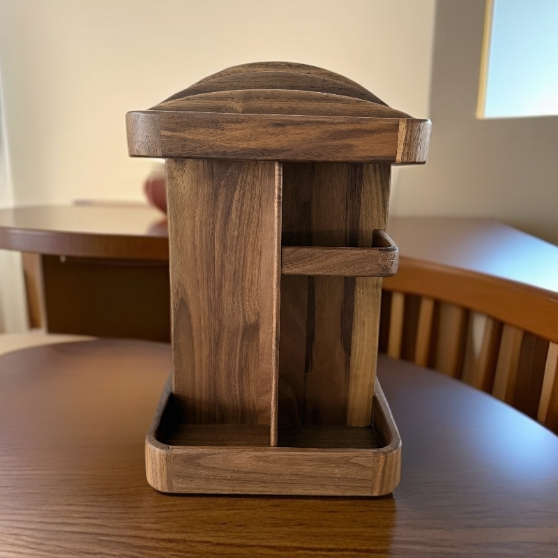 沐沐的房间复古旋转化妆品置物架