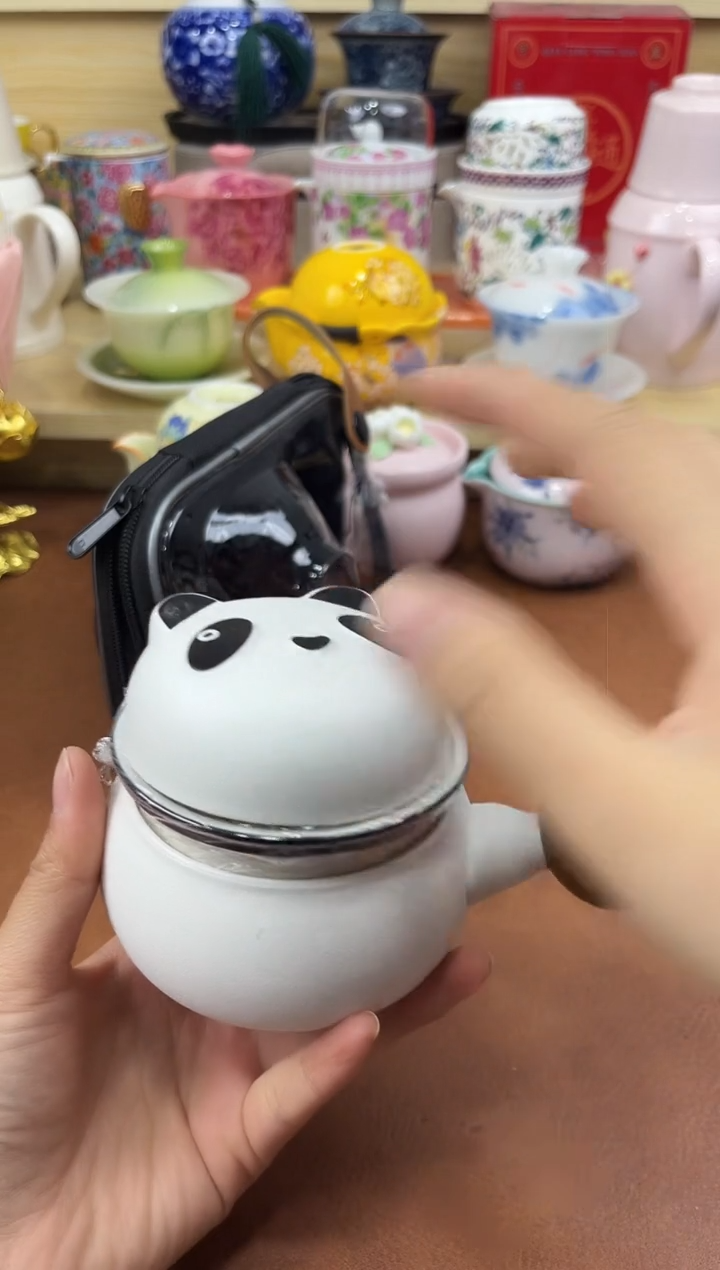 陶陶瓷茶具摆件旅行套组