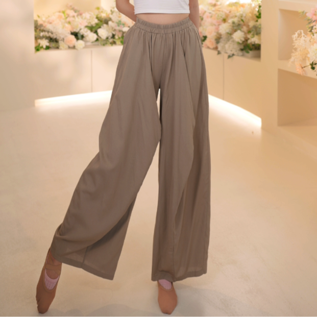 8129 D现代舞蹈服宽松飘逸阔腿舞蹈练功裤用于古典舞瑜伽