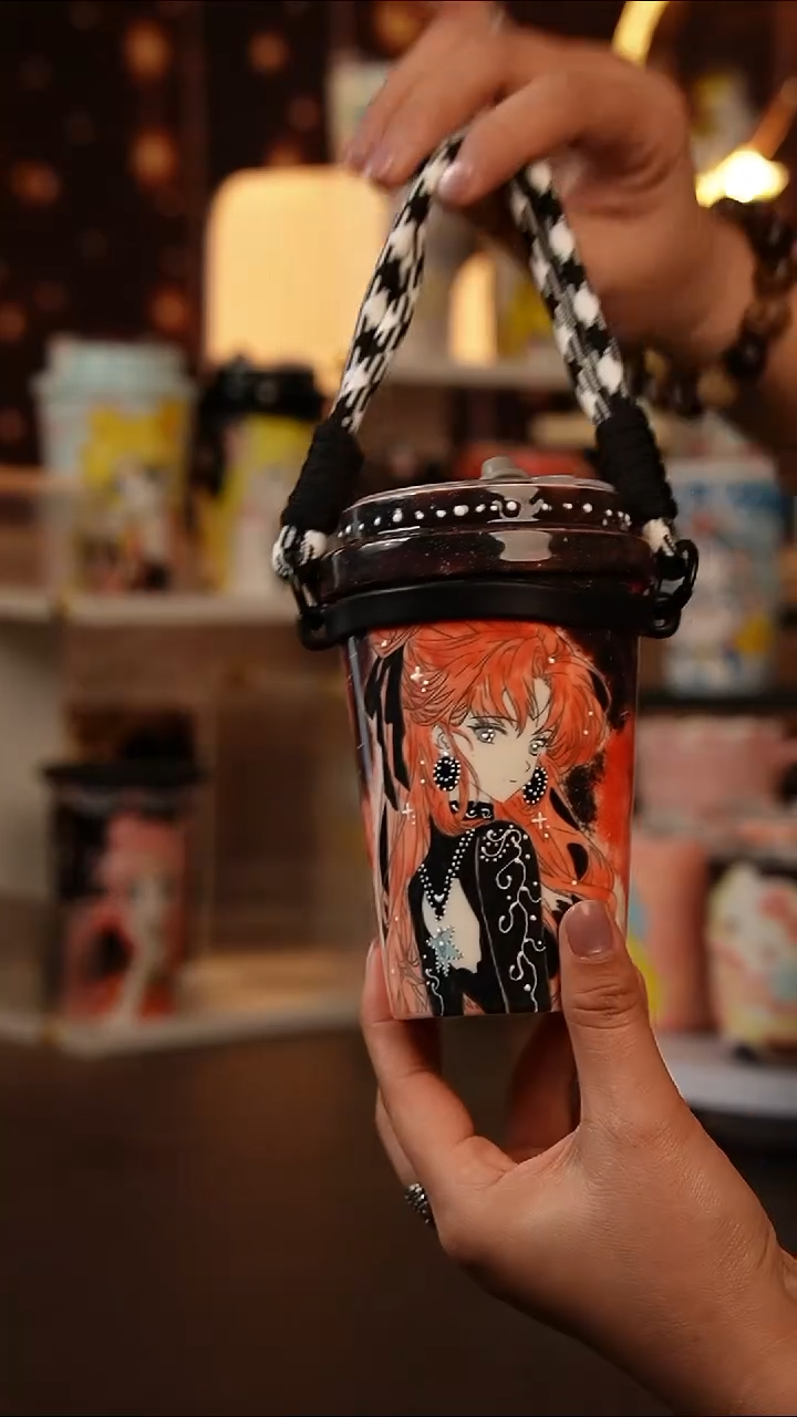 靑*（玉泥）景德镇手工手绘文创陶瓷杯