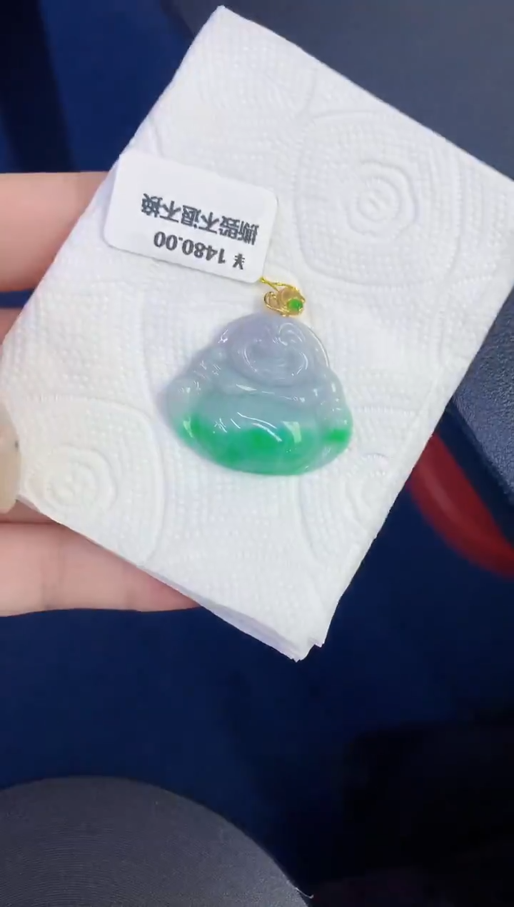 颈饰未镶嵌翡翠缅甸天然翡翠A货