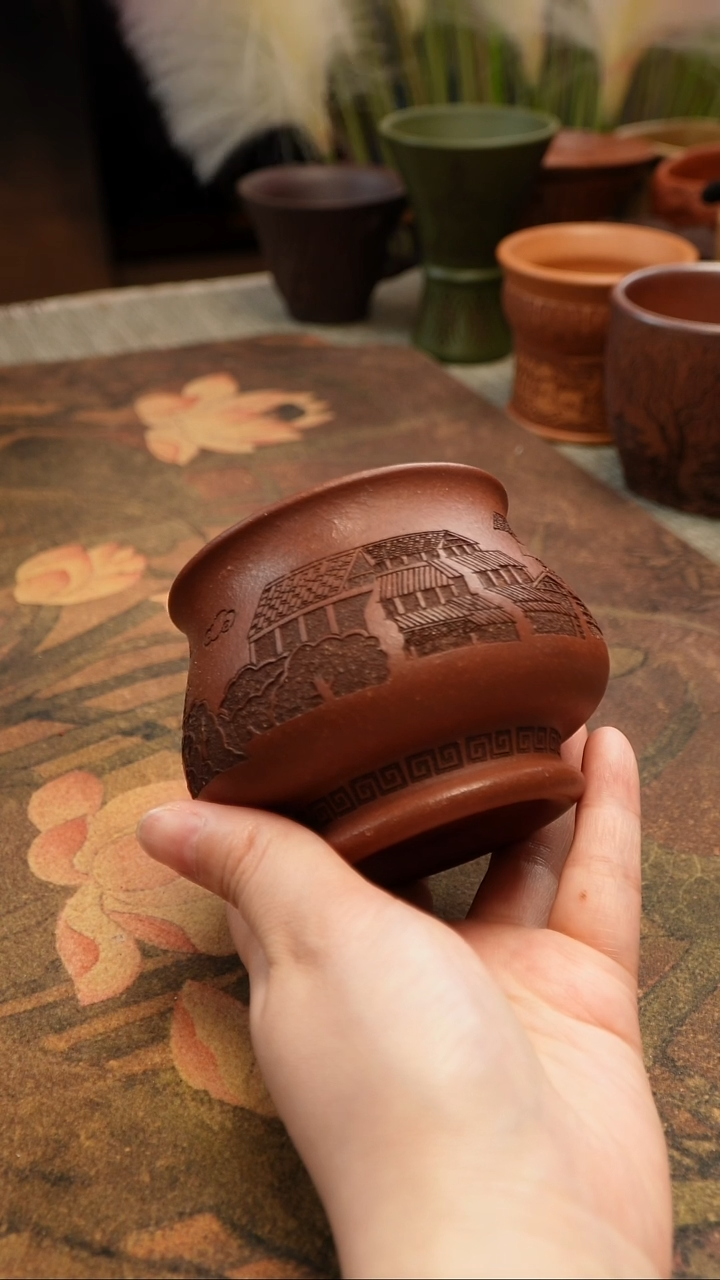 茶杯紫砂宜兴紫砂茶具正品