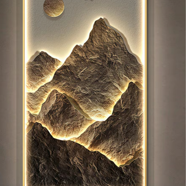 京云冬孤品仿古手绘通用链接装饰画