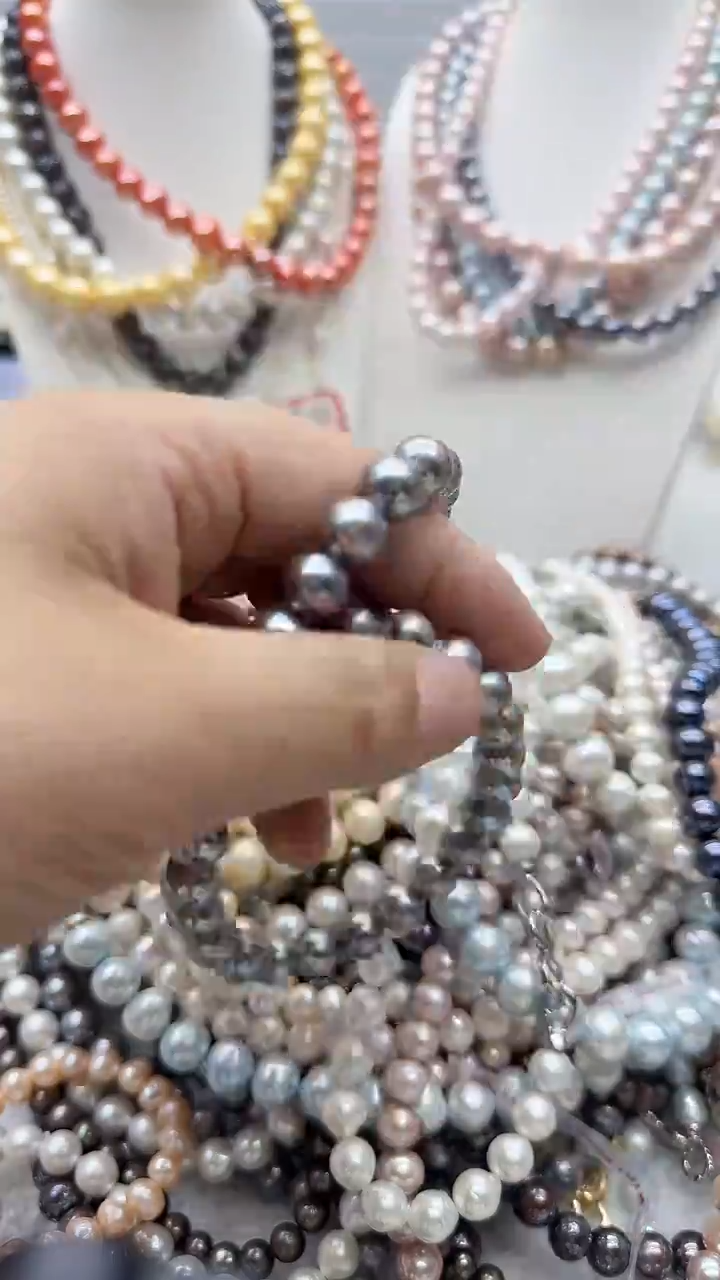 淡水珍珠未镶嵌项链1