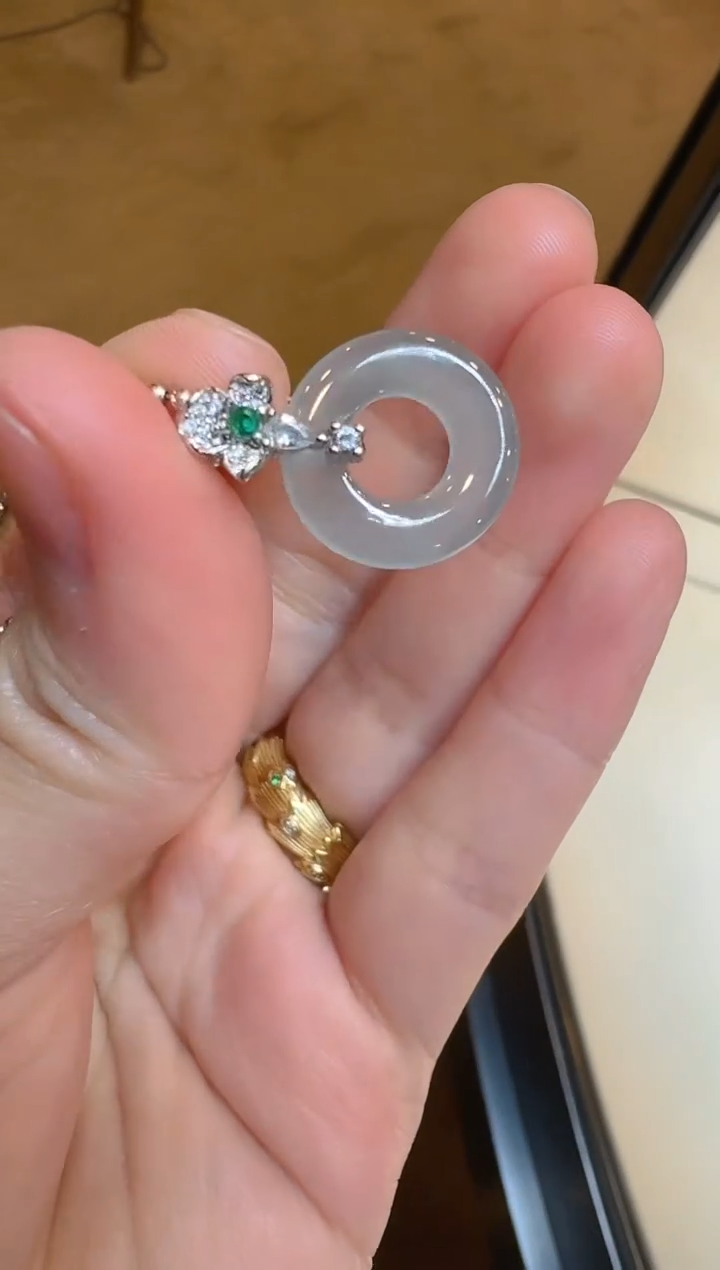 【闪购商品】翡翠吊坠(不含链)银S925镶嵌多样性团购发一件