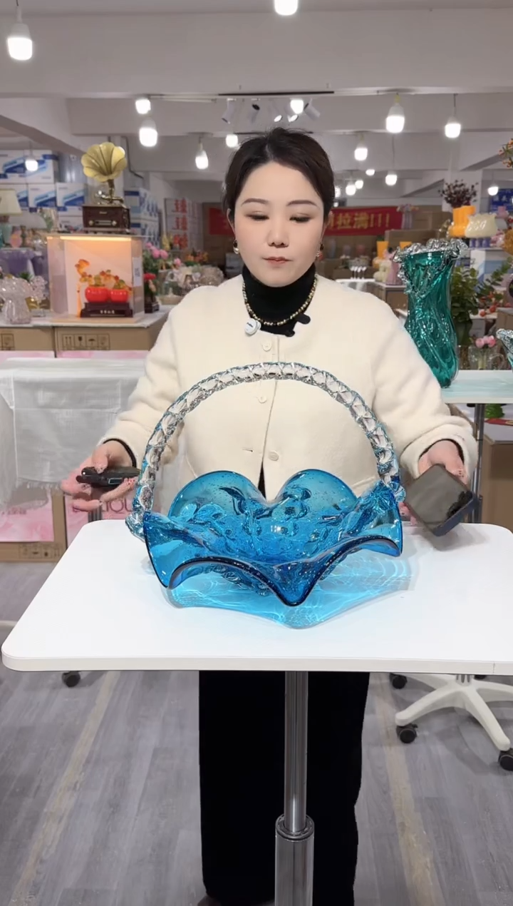 【闪购商品】琉璃泰新花器E-57