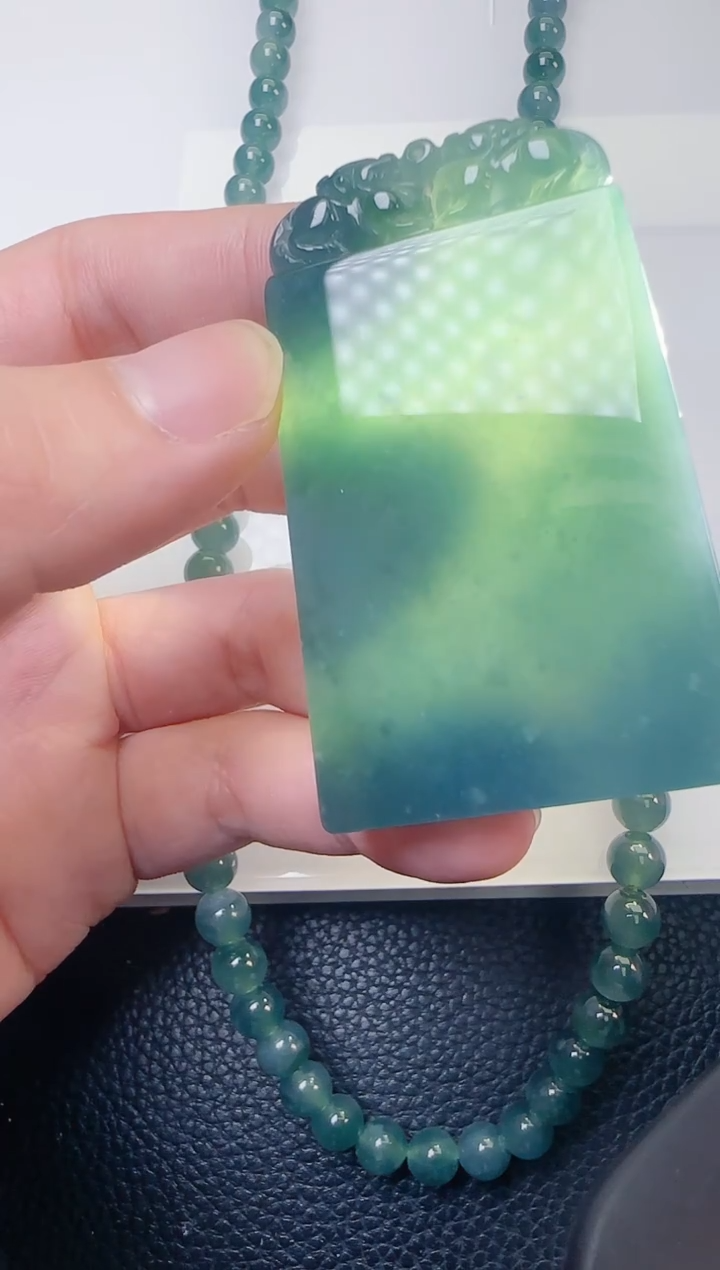颈饰未镶嵌翡翠天然A货翡翠  多样性随机发其一