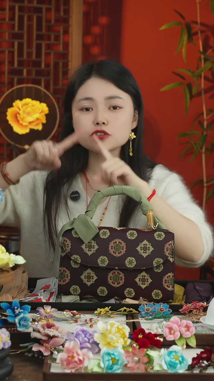 刺绣闪购纯手工非遗国风饰品