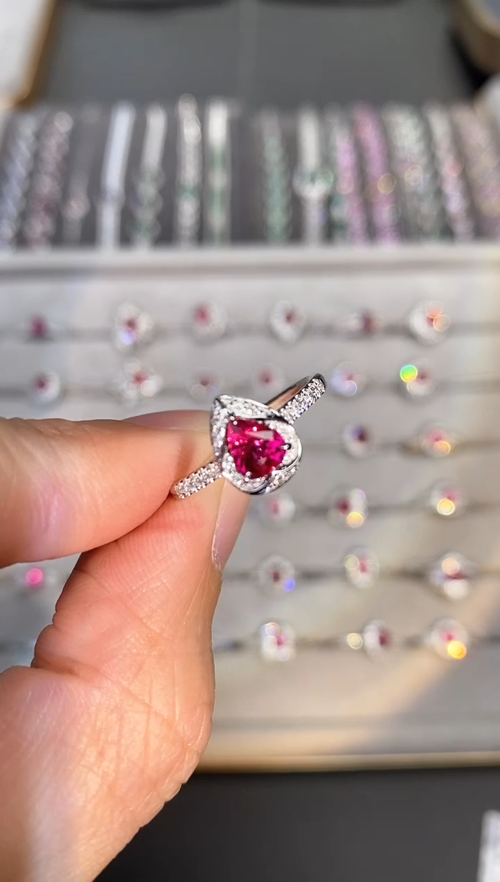 【闪购商品】红宝石戒指18K金镶嵌0.75ct/新年开工价