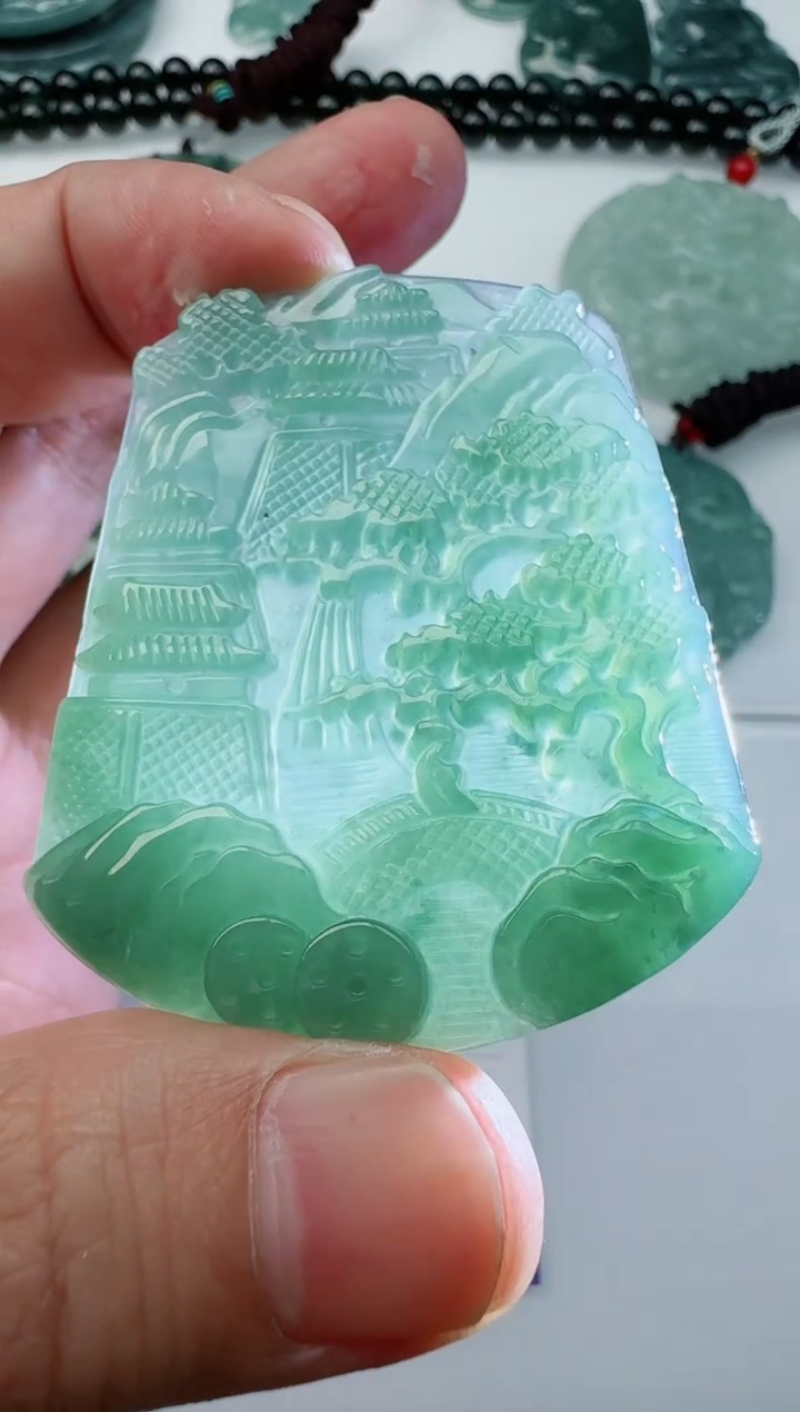 【闪购商品】翡翠颈饰未镶嵌多样性随机发其一