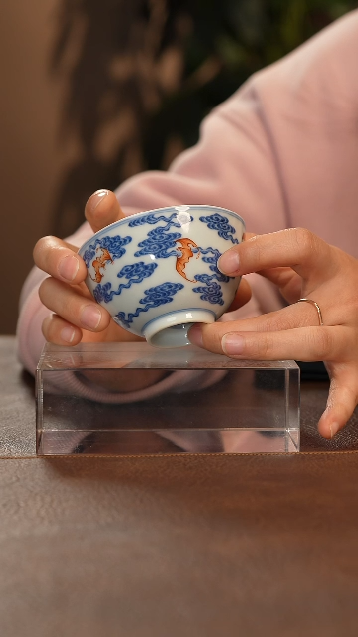 【闪购商品】瓷片青花瓷茶具斌芬陶瓷216