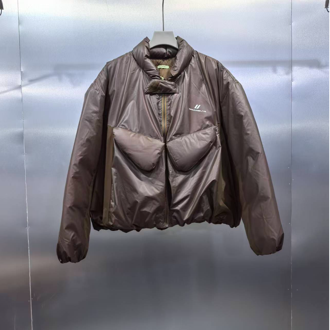 Y09-102003-UMA秋冬季撞色拼接设计时尚羽绒服外套