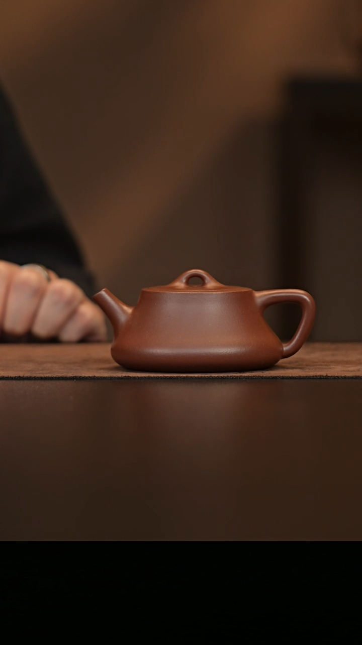 允禾斋  紫砂壶  柱瓢 紫泥