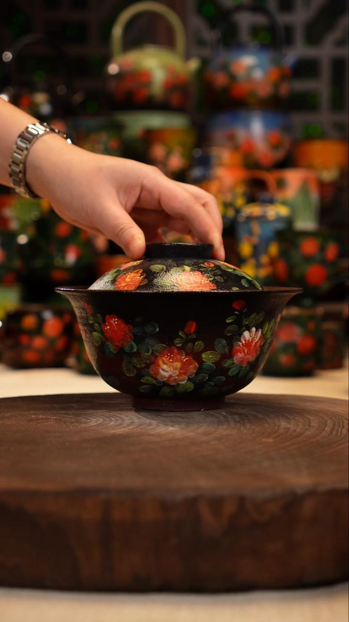 油画 釉下彩  碗