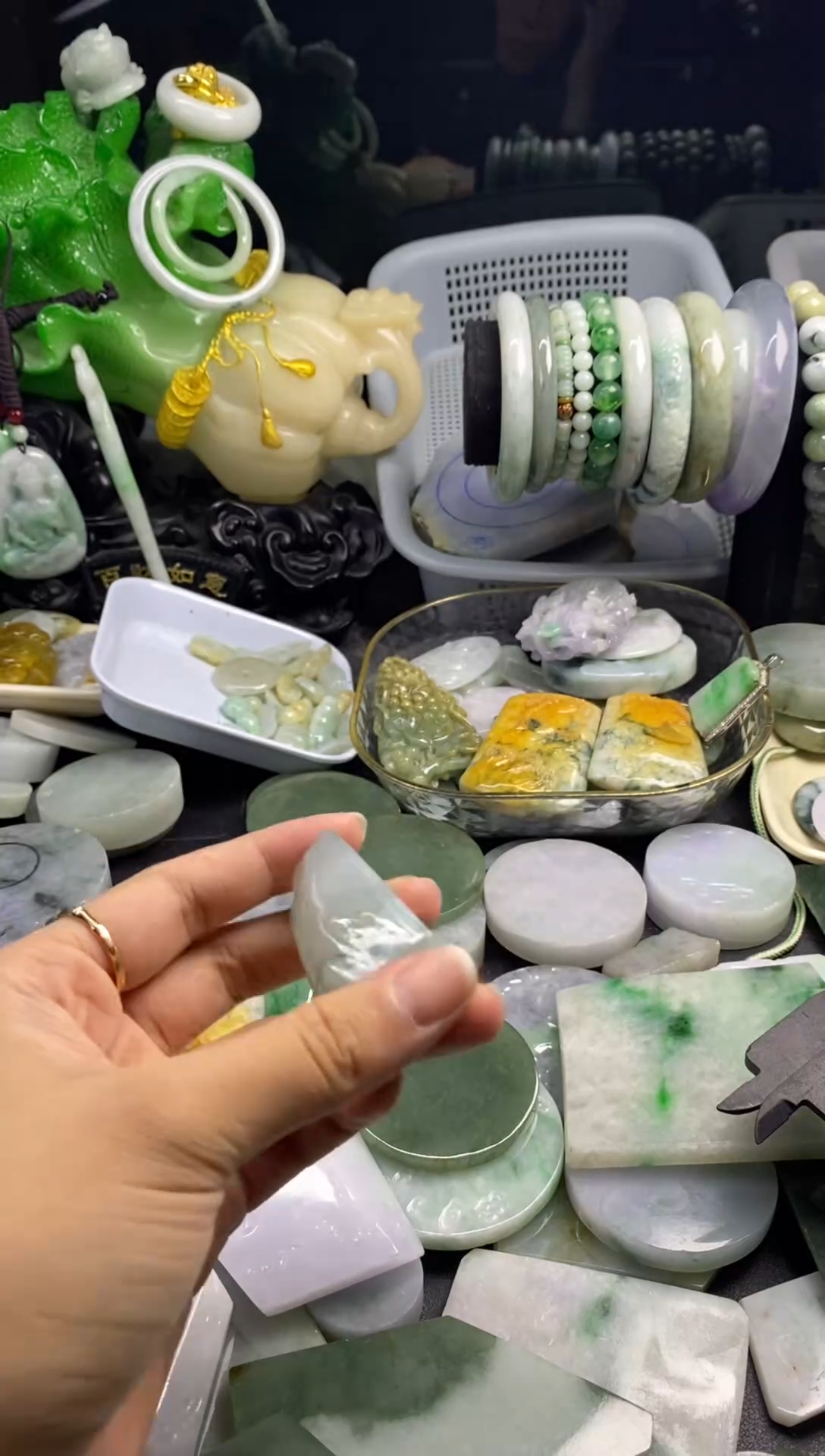 散珠翡翠翡翠A货18