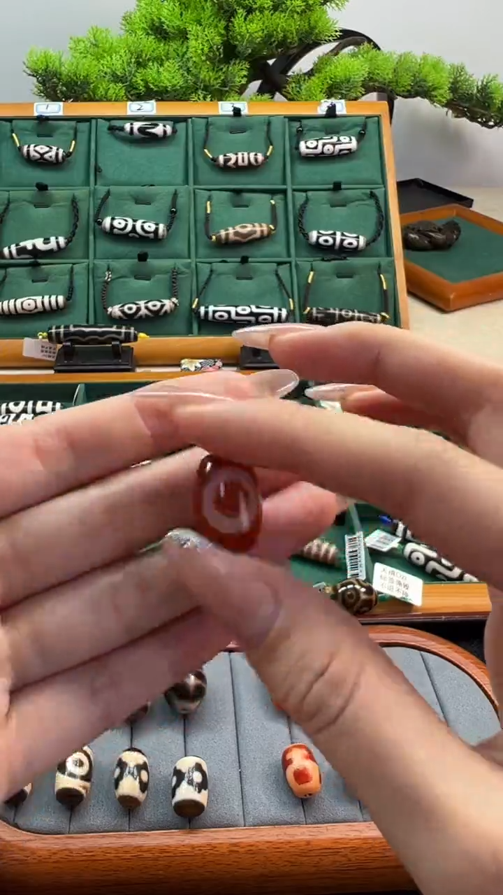 玛瑙/玉髓（覆膜）颈饰未镶嵌18.（微瑕随机发货）