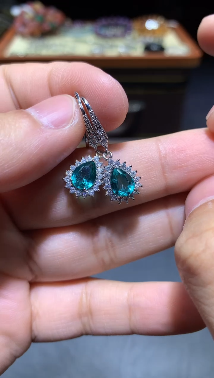 【闪购商品】托帕石耳饰未镶嵌P65