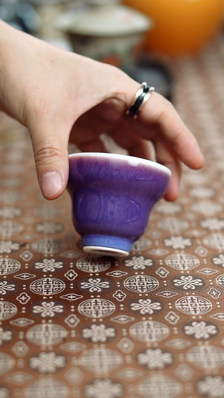 【闪购商品】闪购钧窑紫色杯子