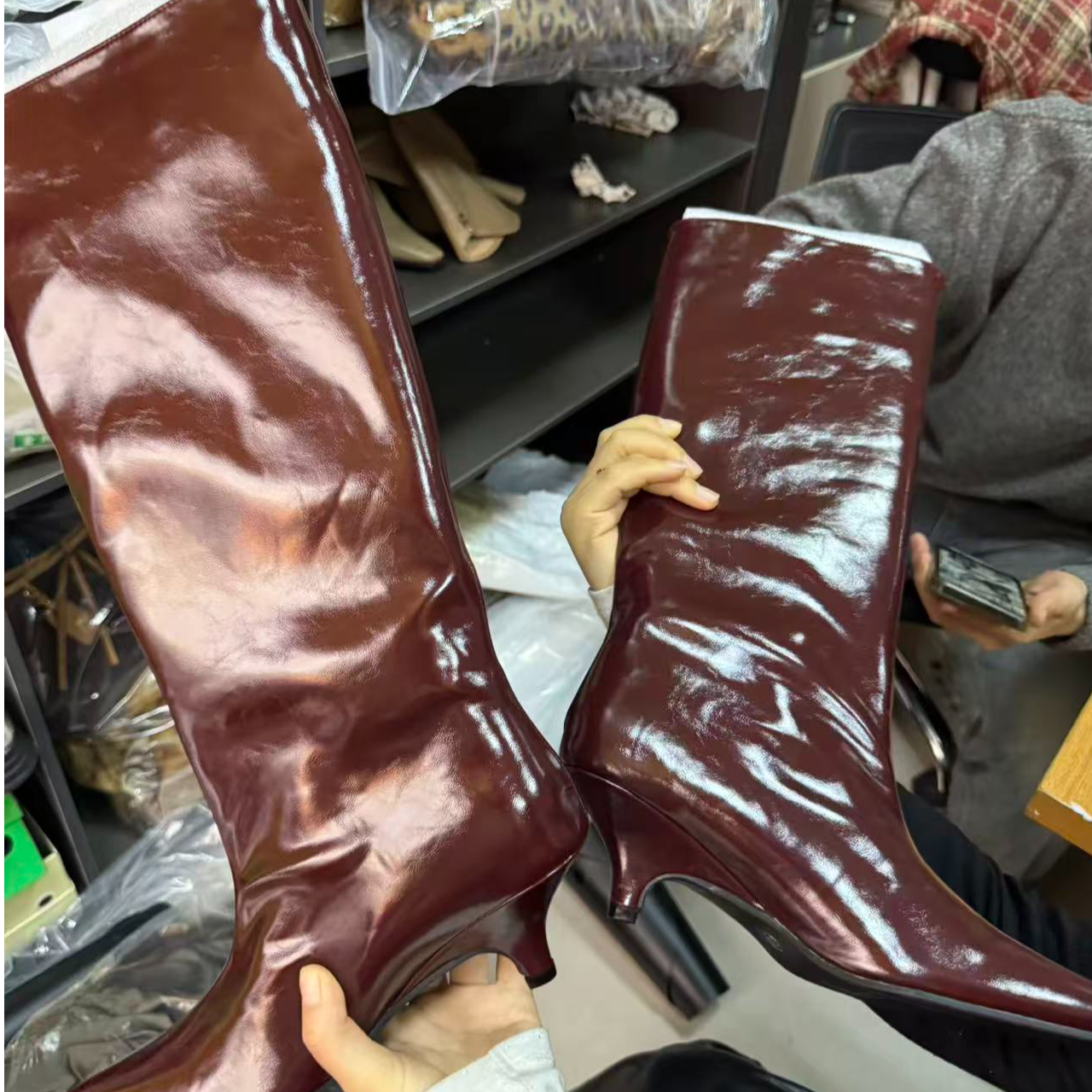 宣姐私服靴子高跟私人定制