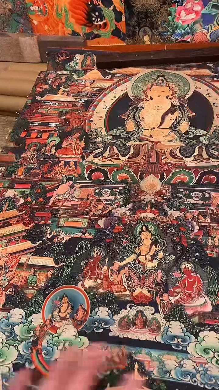 装裱画精美唐卡tk16092