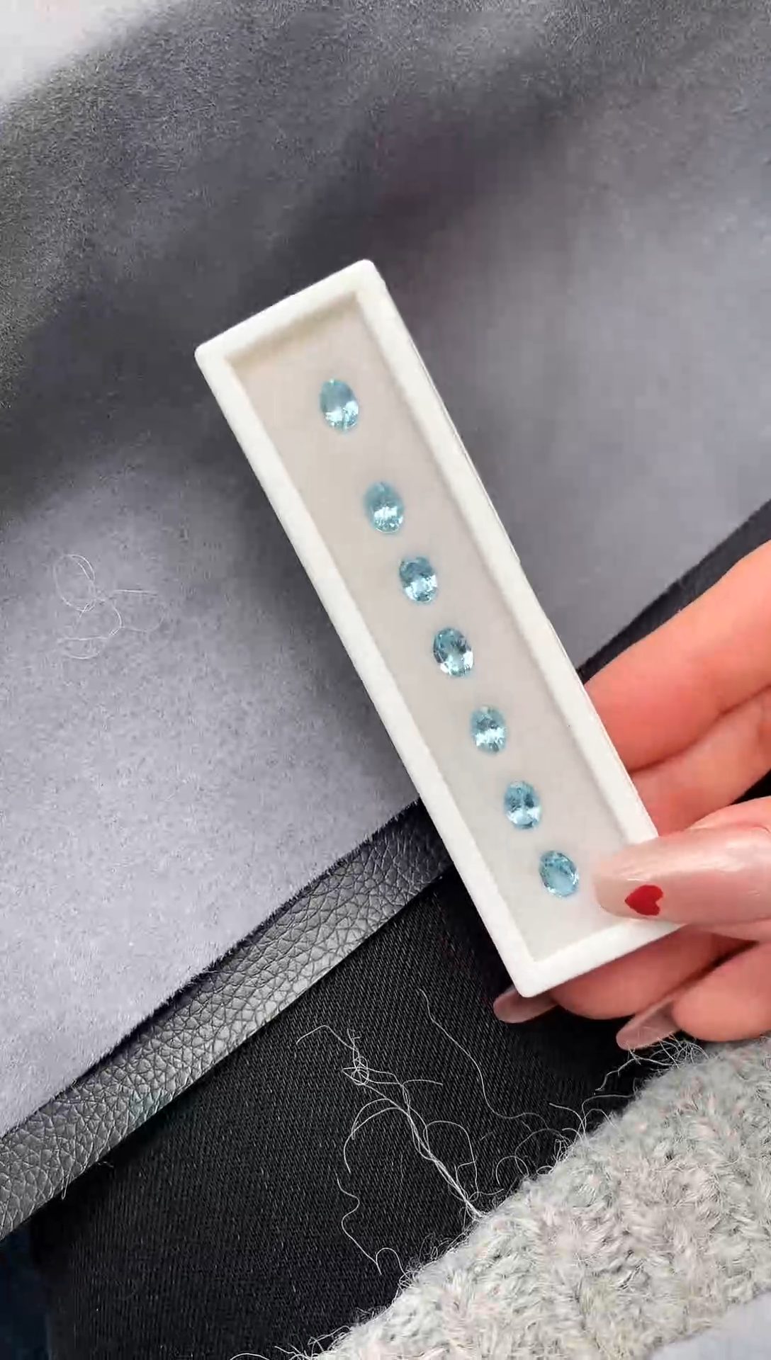 【闪购商品】海蓝宝石裸石未镶嵌5*7七颗