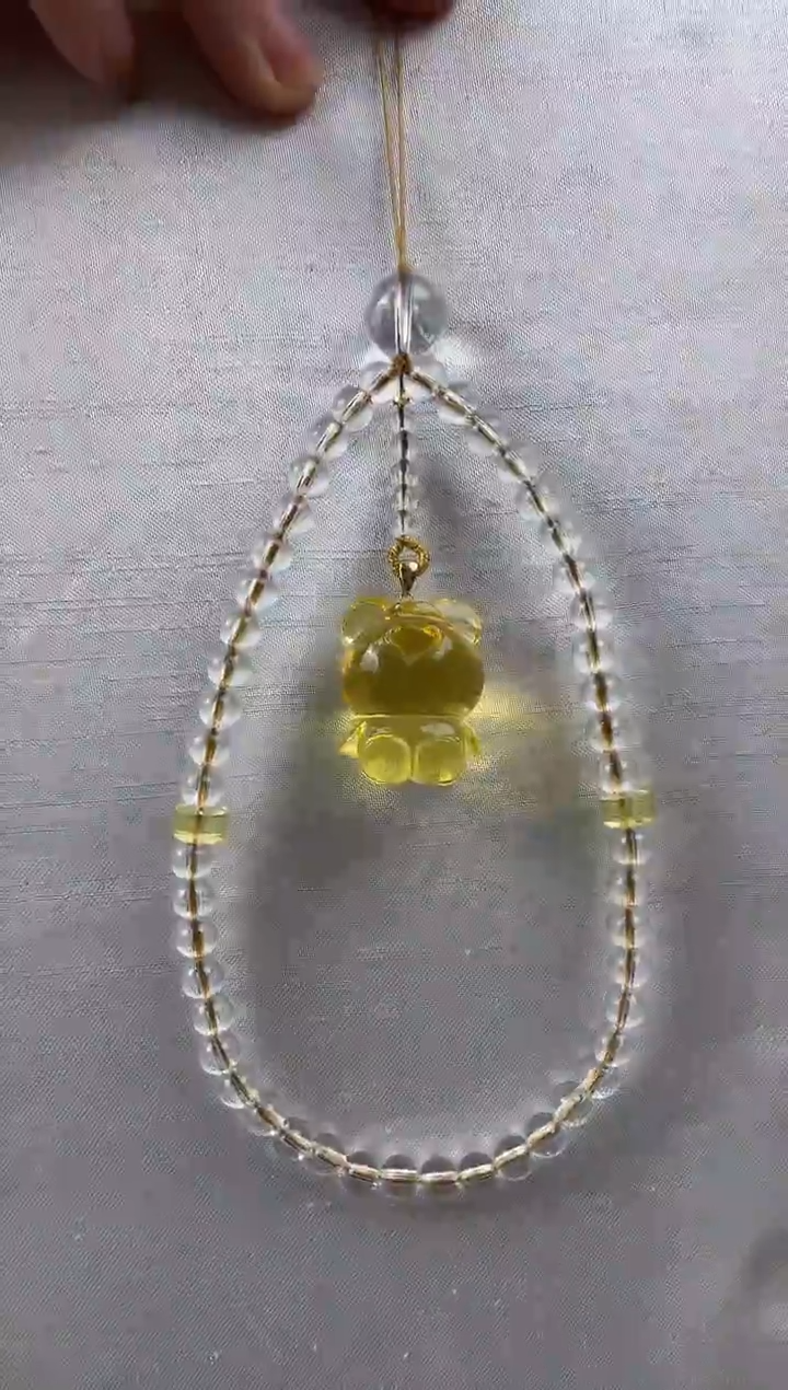 18K金镶嵌手链水晶手机链