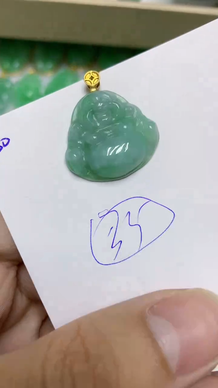 颈饰未镶嵌翡翠缅甸A货翡翠